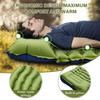 Camping Sleeping Pad Ultralight Camping Mat with Pillow Built-in Foot Pump Inflatable Sleeping Pads Compact for Camping Hiking