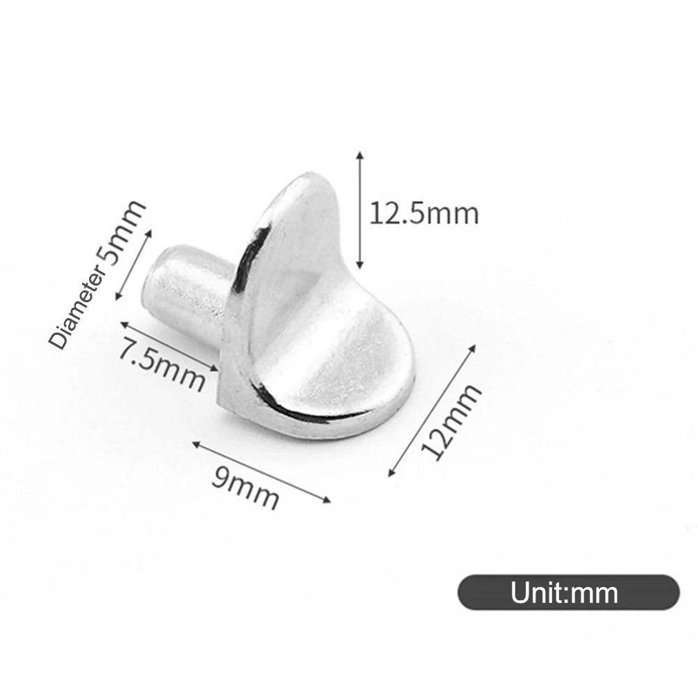 20-100PCS Plywood Support Bracket Screw Pin Plug 5mm L-shaped Cabinet Partition Fixed Wooden Glass Plywood Furniture Bracket