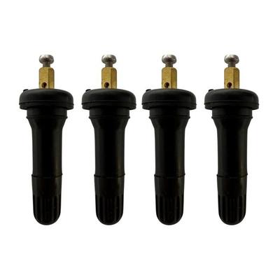 TPMS Pressure Sensor Repair Kit - Wheel Valve 95516992 - 4 Pieces - Rubber - Steel/Alloy Wheels
