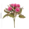 1PC Vintage-style artificial ball chrysanthemum bouquet; table centerpiece; faux flowers for living room; home decor; party decoration.