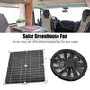 Solar Exhaust Fan 3000 Rpm Solar Panel Fan 10in 100W for Greenhouse Shed for Pet House for Chicken Coop