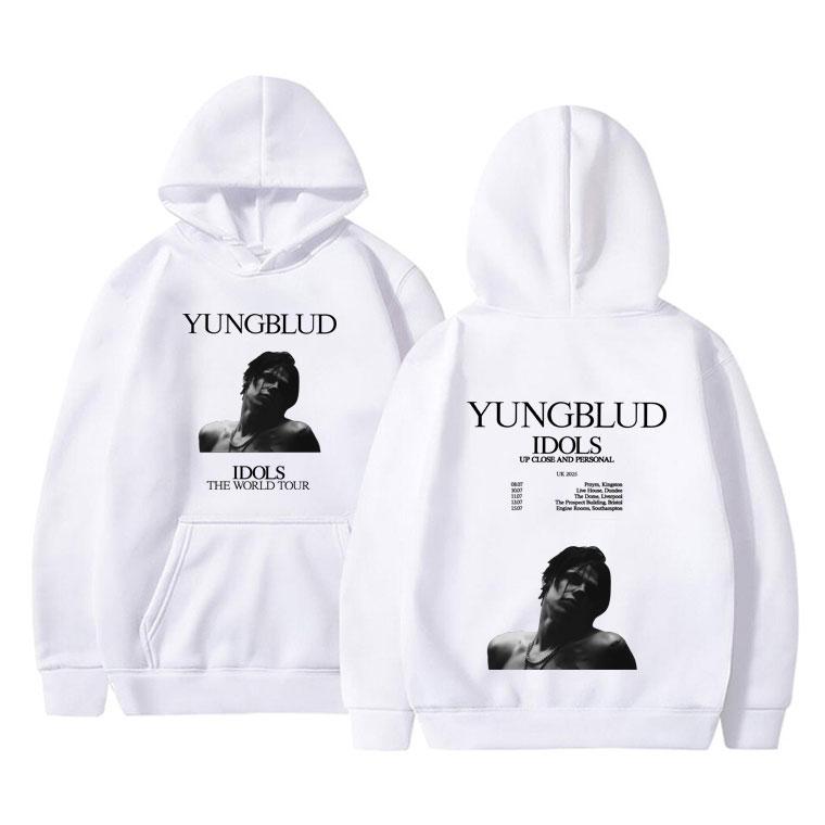 Singer Yungblud IDOLS The World Tour 2025 Hoodie Men Women Fashion Hip Hop Streetwear Male Vintage Oversized Pullover Hoodies