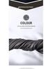Men's Double-Sided Velvet Half-High Collar Long-Sleeve Black T-Shirt for Autumn and Winter