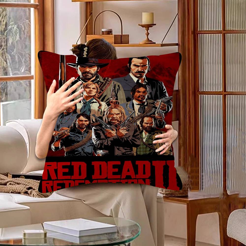 Game R-Red Dead-R-Redemptions 2 Pillow Gifts Home Office Furnishings Bedroom Sofa Car Cushion Cover Case 45x45cm