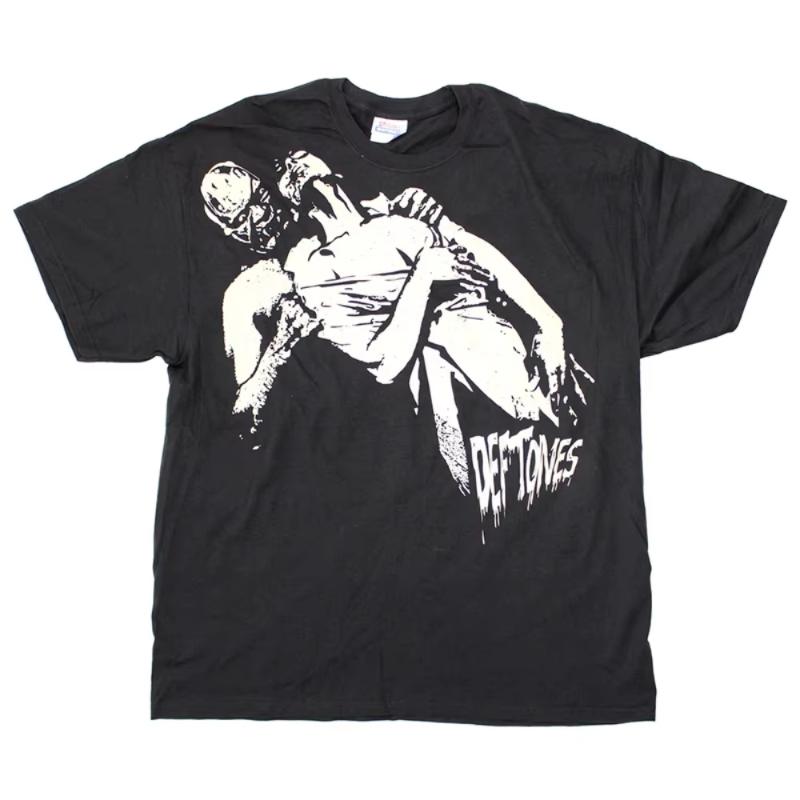 Deftones printed T-shirts for summer and autumn 2025 loose and casual short-sleeved men's and women's sport tops