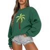 Women  Tops Women's Long Sleeve Sweatshirt Casual Crewneck Loose Fit Pollover Fleece Tops