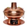 Reiner Kupfer Verdickter Hot Pot - Traditionelles Pekinger Stil Doppelgeschmacks Kupfer Kochgeschirr