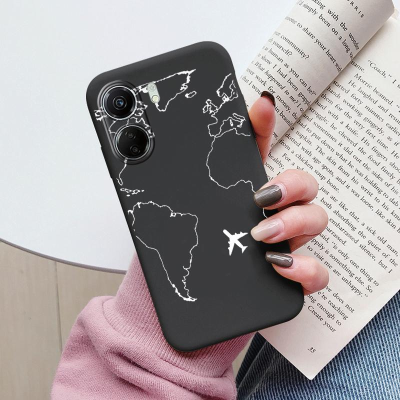For Poco C65 Phone Case Silicone Soft TPU Protective Soft Cat Coque Para Fundas For Xiaomi Poco C65 Capa Little Dinosaur Shell