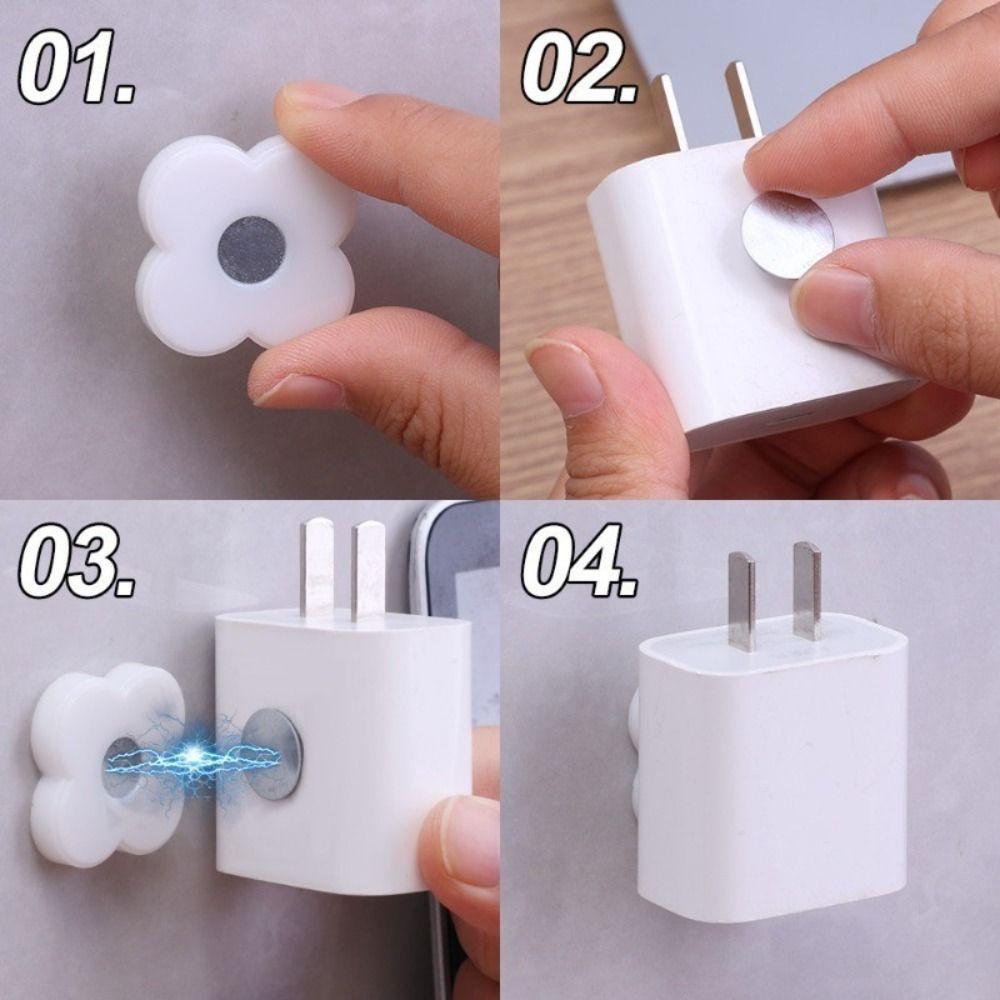 Air Conditioning TV Adsorption Buckle Self-adhesive Organizer Hooks Fashion Remote Control Holder