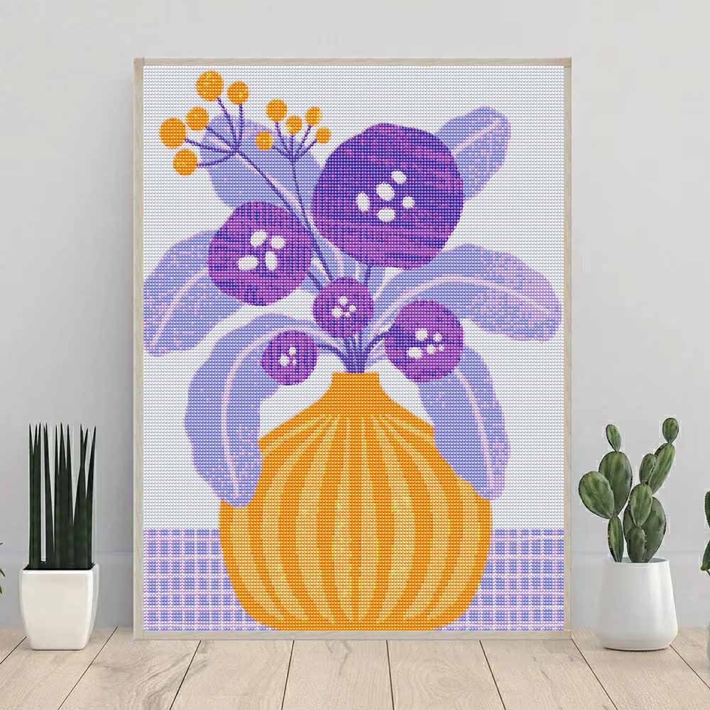 Diamond Painting Kits for Adults Botanical Full Round Drill 5D Art Craft Wall Decor for Bedroom Living Room Home Decoration