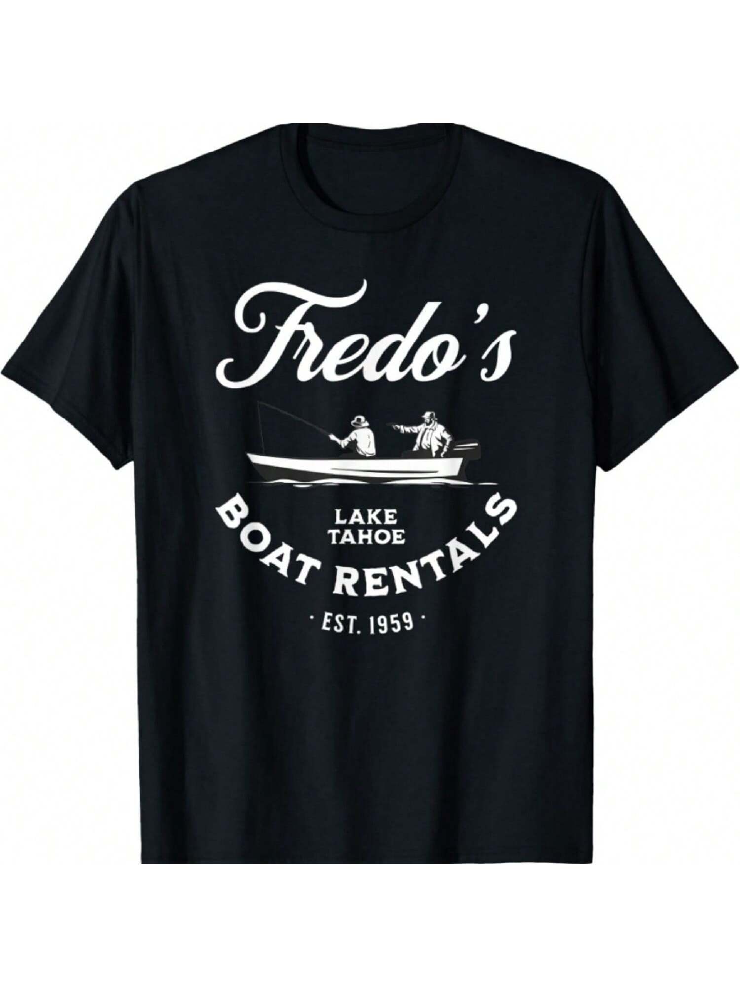 Fredounisex Lake Tahoe Boat Rentals Est 1959 Godfather Fishing T-Shirt S разноцветный
