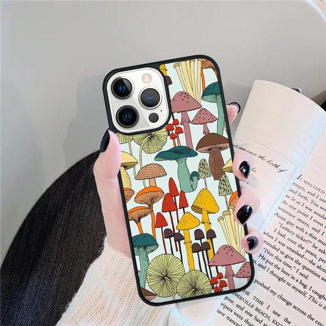 Mushroom Forest Coque Shell For iPhone 17 Air 15 16e 14 13 12 Pro Max 11 Pro Max Plus Phone Case Cover