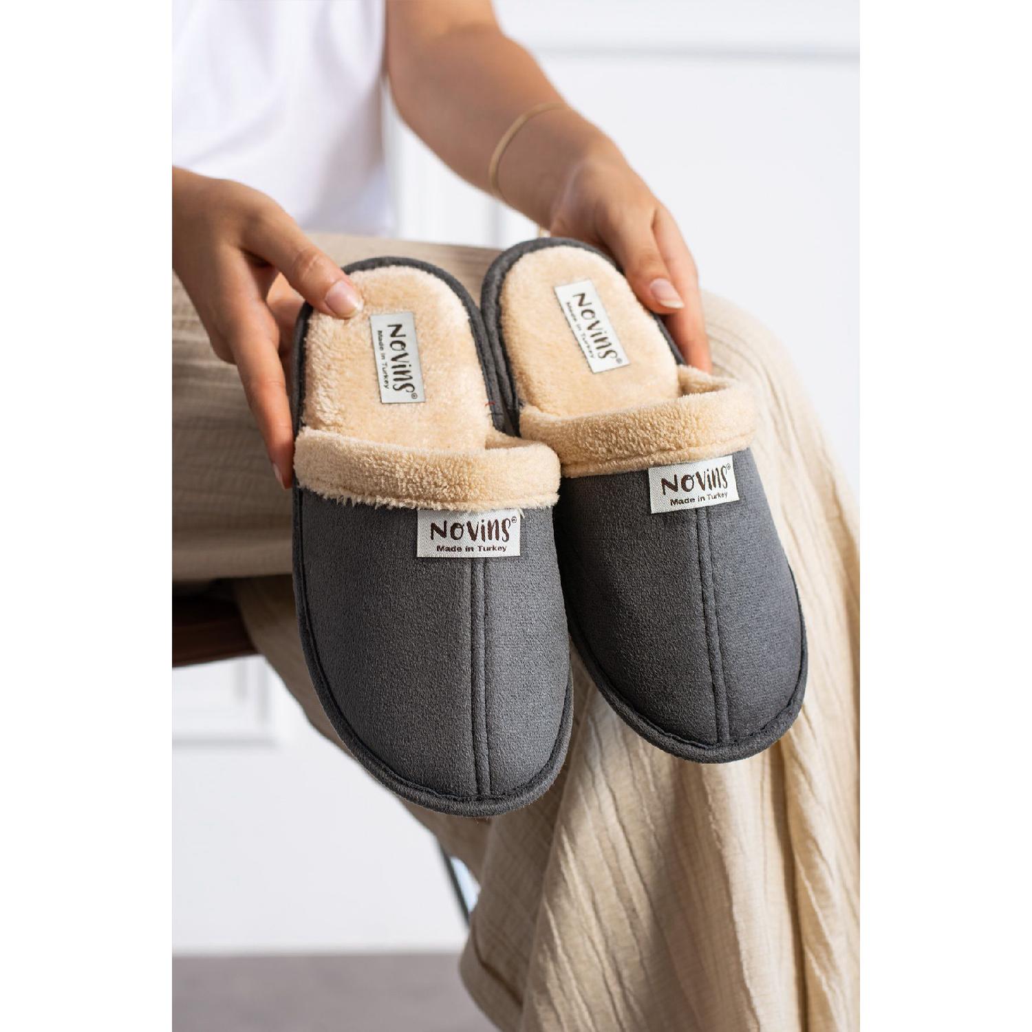 

Unisex Soft Sole Fluffy Warm Lined Home Garden Bundle Dowry Slippers 37 розовый