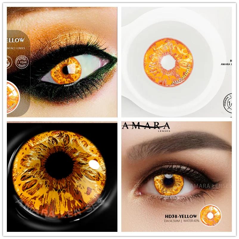 AMARA 2pcsCosplay Anime Eyes Lenses for Eyes AYY Series Makeup Sharingan Beauty Contact Lenses Eye Cosmetic Color Lens Eyes