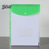 Department File Folder 3Pcs 11 Hole A4 with Snap Button Colorful Document Organizer