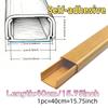 4/2/1pcs Self adhesive Under Desk Cable Management PVC Power wire hider Strip Cord Holder wire Organizer Cable Raceway