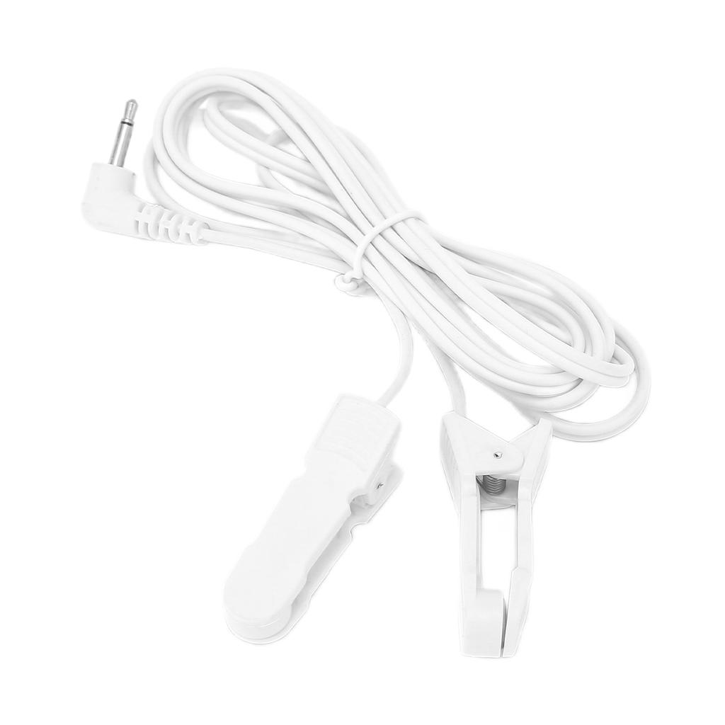 2.5mm Przenośny klips do ucha Przewód elektrody Kabel połączeniowy Akcesoria do cyfrowej maszyny do masażu TENS