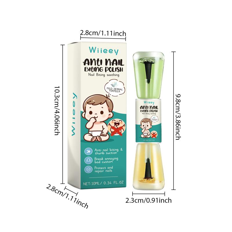 10Ml Bitter Nail Water Kids Anti-Biting Nail Polish Liquid Natural Plant Extracts Nail Care Tool For Borns Kids Teens