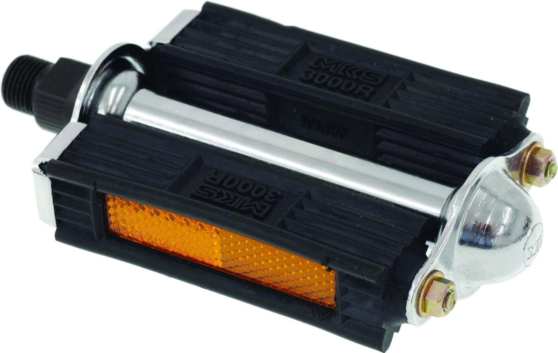 

Mikashima Seisakusho 3000R 1/2-inch Core Utility Bike Pedal (with Reflector), Black