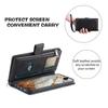 Long Lanyard Flip Leather Wallet Zipper Phone Case for iPhone 16 Pro Max 15 14 11 13 12 X XS XR Plus SE 2022 Card Holder Cover