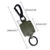 Retractable Keychain Heavy Duty Badge Holder Reel with Belt Clip 23'' Steel Wire Cord Heavy Duty Carabiner Key Holder