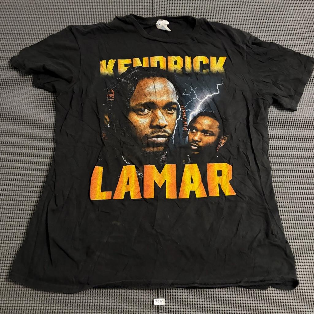 Kendrick Lamar Big Steppers Tour 2022 T-Shirt Black Mens Large Concert Tee Unisex T-Shirt