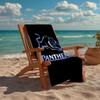 panthers Fashion Beach Towel: Ideal for Summer Adventures Soft, absorbent and quick drying suitable for swimming and bathing