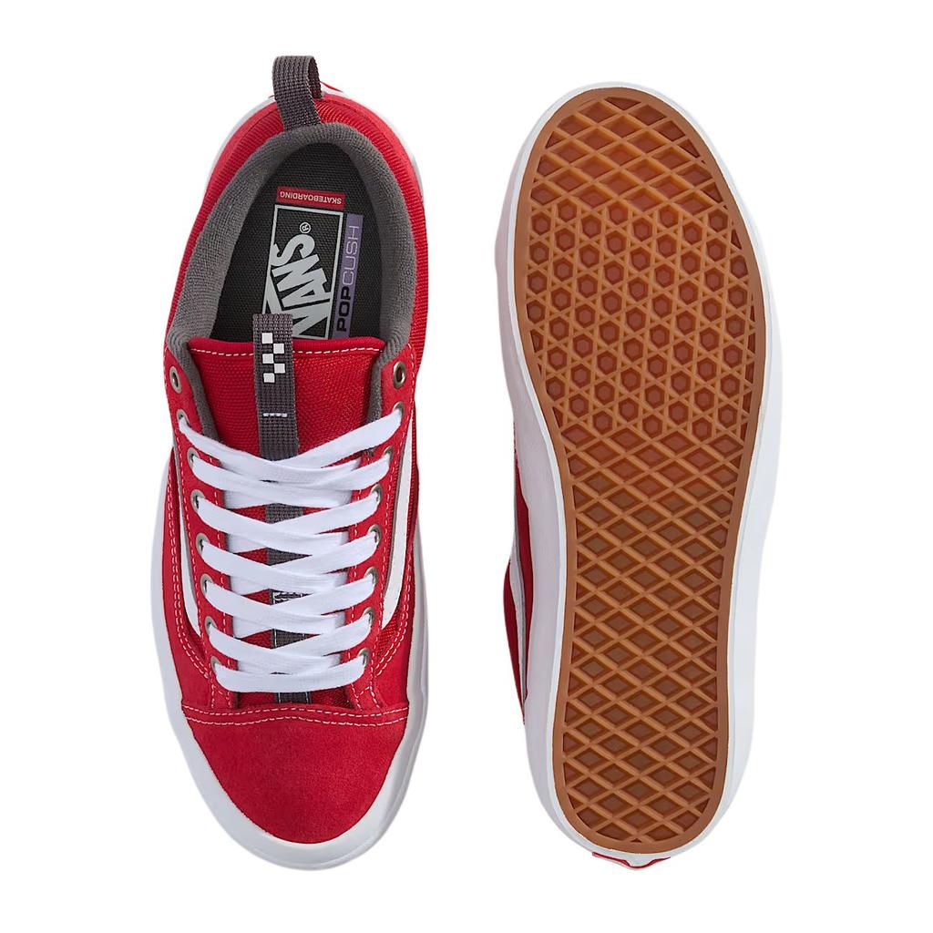 Vans Skate Old Skool 36+ Rot Weiß Herren Sneaker VN000D5RY52