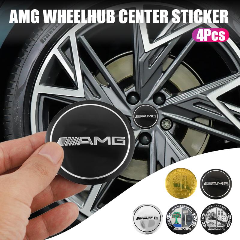 4Pcs 56mm Car Wheel Hub Center Cap Emblem Badge Stickers For Mercedes Benz AMG W205 W204 W206 W213 W212 W211 W222 W221 W177 W176