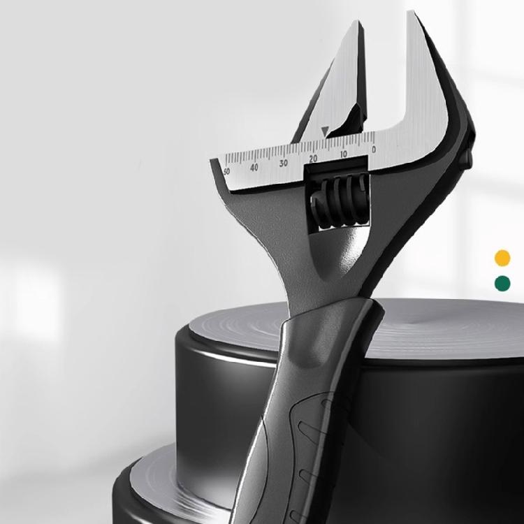 Wide Mouth Adjustable Wrench Wide Jaw, Comfortable Handle for Plumbing Projects