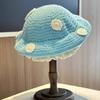Sweet Funny Mushroom Crocheted Hat Women Winter Warm Beanie Cap For Halloween Party Cosplay Headwear