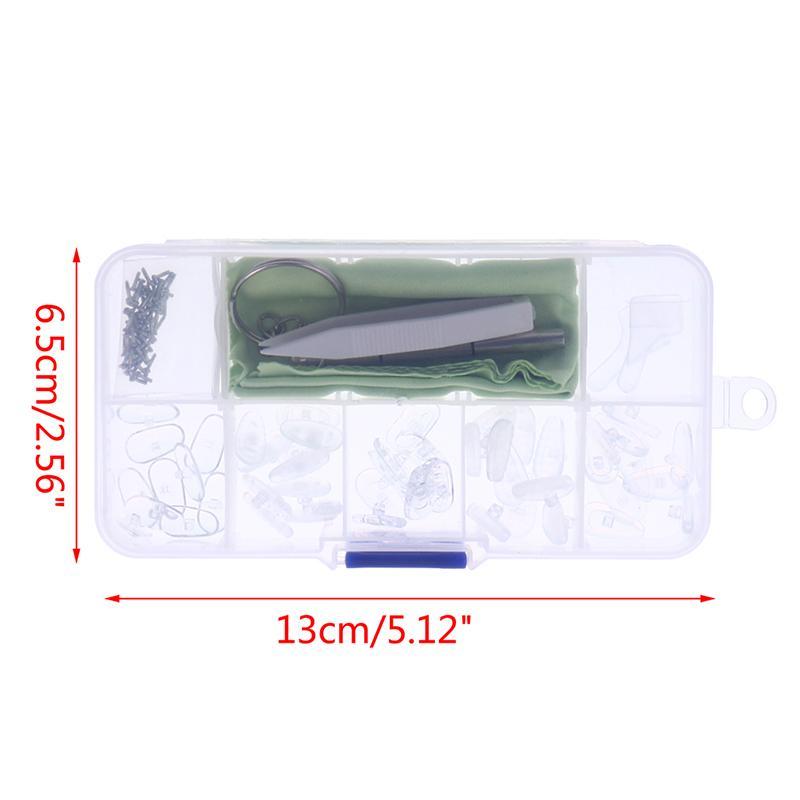 Silicone Nose Pads Eyeglasses Fashion Glasses Screws For Glasses Optical Repair Kit