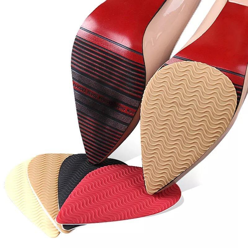 1Pair Protective Sole Anti-skid Sticker High Heels Sole Forefoot Sticker Anti-wear Skid Sticker No Cutting Sole Silent Sticker