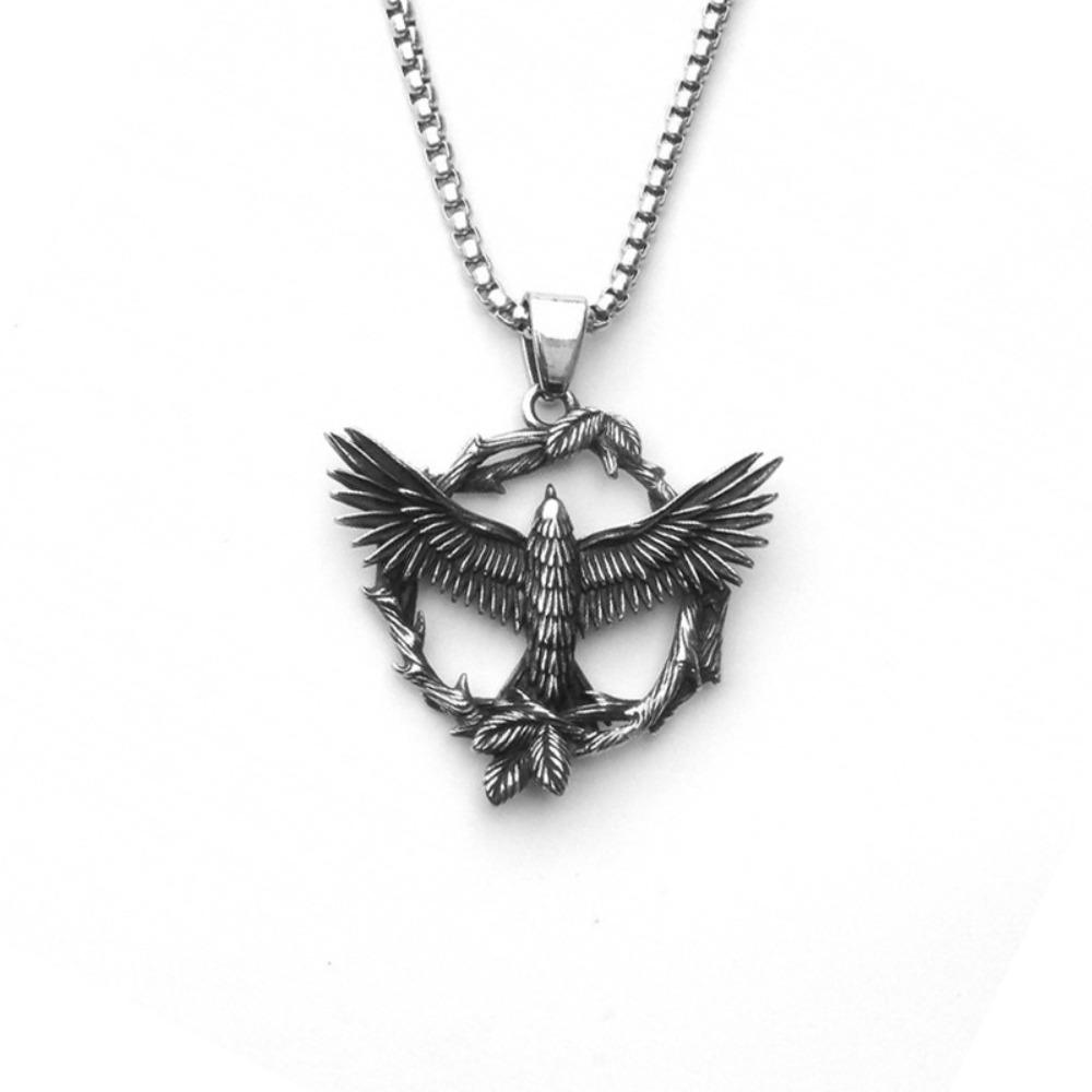 Pandantiv Unic Craniu de Animal din Oțel Titanic Colier Punk Stil Gothic Bijuterii Unisex