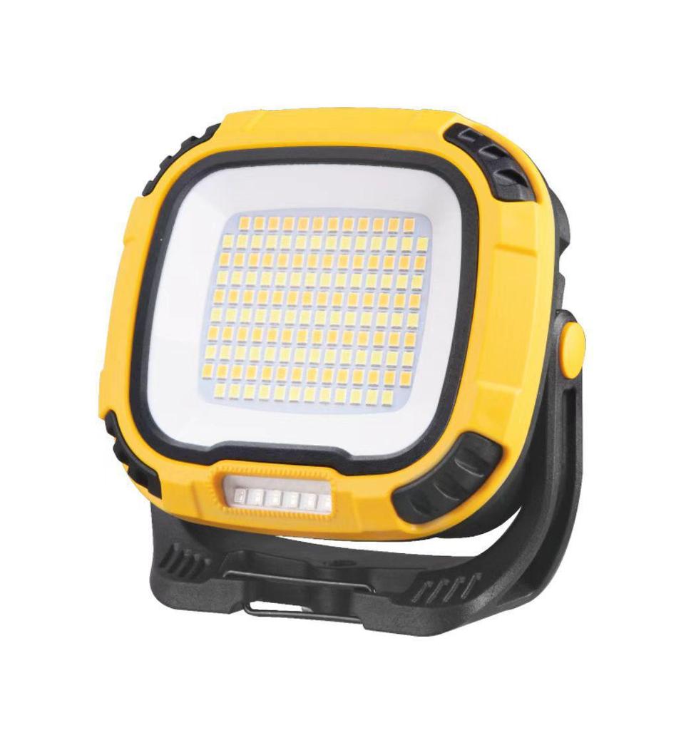 Multifunctional LED Floodlight: Emergency Camping Light with Long Battery Life and Magnetic COB Work Light