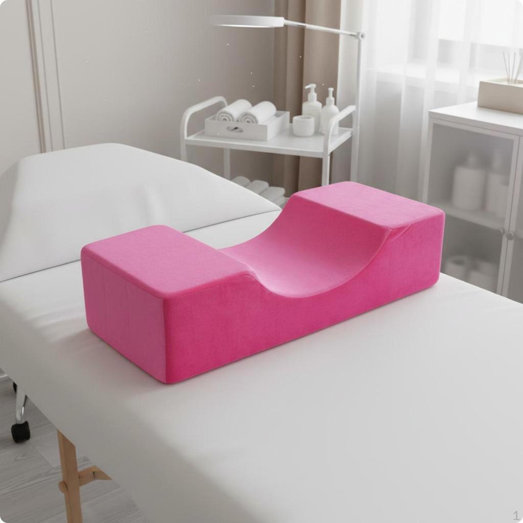 Eyelash Extension Pillow Comfortable Support Salon Lash Curved Headrest for