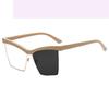 Square Eyebrow Frame Hyperopia Eyewear Photochromic Anti Blue Light Computer Women Reading Glasses 0 to +600