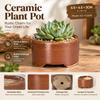 Retro Kiln-Changed Ceramic Mini Flower Pot