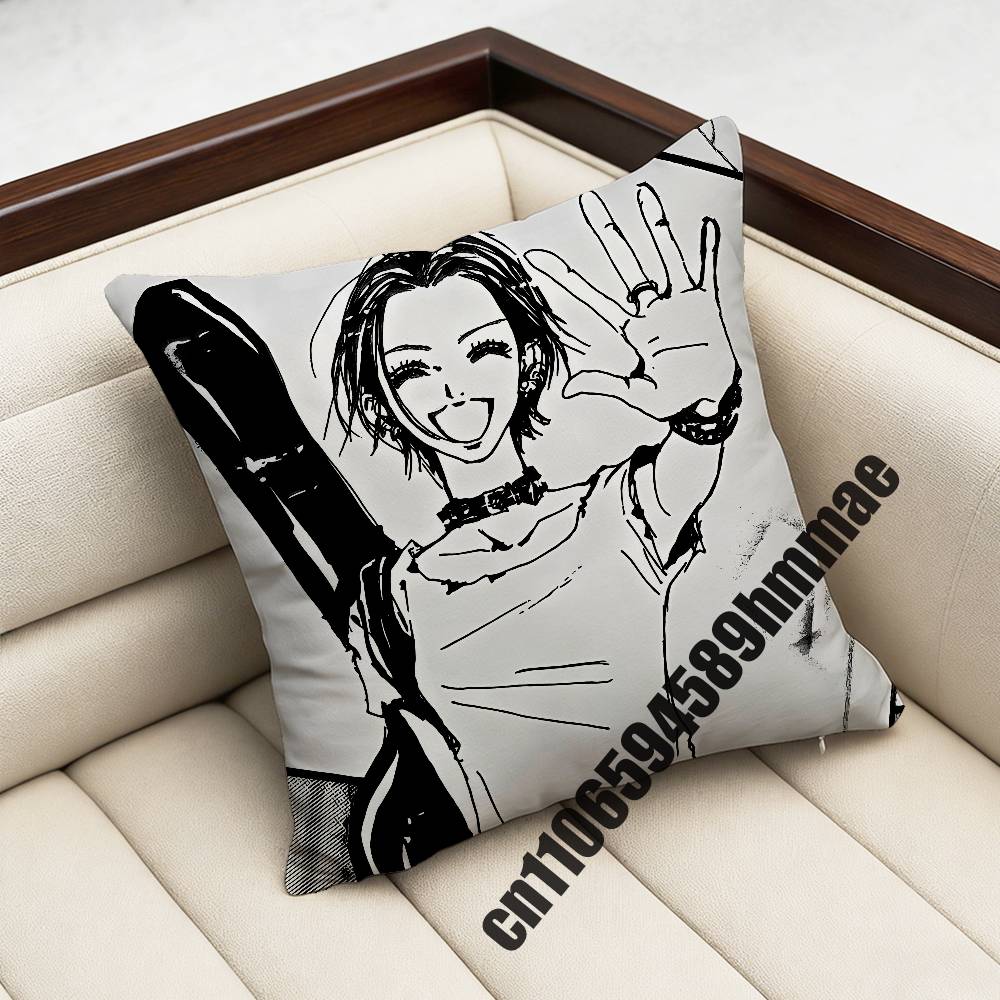 For Ren Nana Osaki Yasushi Shin Throw Pillow Case Sham 45X45Cm Decoration Square Sofa Pillowcase Pad Cover