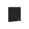 Gucci Letter Logo Flap Closure Solid Color Leather Wallet Men wallet Black 771148-AABXM-1000