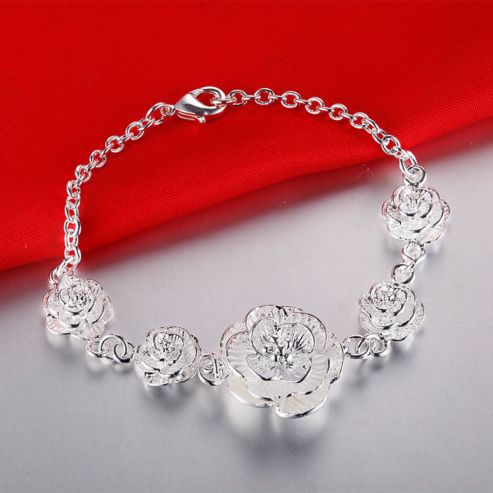 925 Sterling Silver Bracelet Dolphin High Quality Romance Chain For Women Fashion Engagement Party Wedding Jewelry Gift