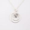 Black Rutile Gemstone 925 Sterling Silver Jewelry Handmade Wedding Pendant 1.65" PP-61-34