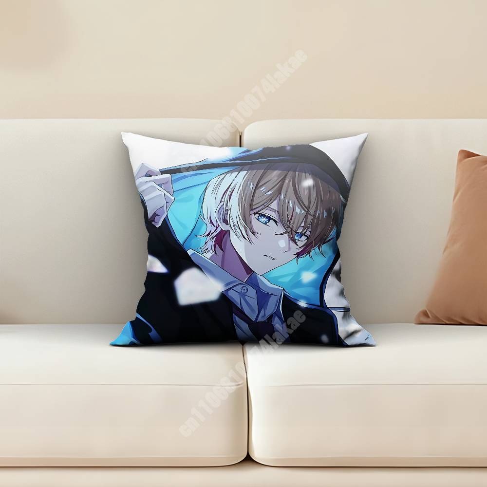 Oshi no Ko Hoshino Ai Aquamarine Ruby Sofa Couch Pillow Cover Cushion Case Cozy Bedroom Accent Studio Furnishing