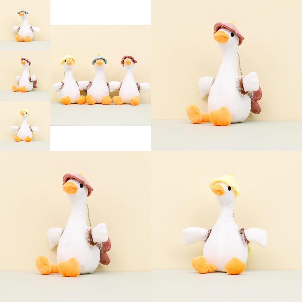 Roztomilý plyšový klíčenka husa Kreslená kachní panenka Doplněk na batoh