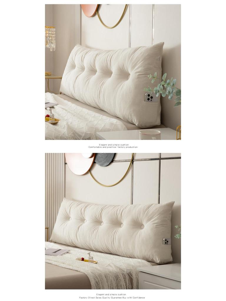 Dreieckiges Kopfteilkissen für Bett und Studentenwohnheim - Weiche Tatami-Rückenlehne