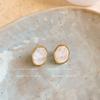 Personality irregular geometric stud earrings versatile design sense Internet celebrity popular earrings simple earrings