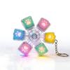 Relief Stress Keyboard Keychain 6 Keys Button Keyboard Clicker Toy Fidget Keychain  For Gifts