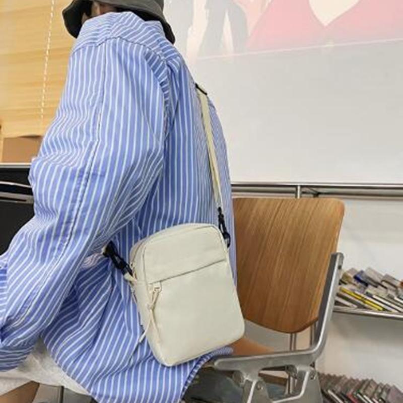 

Сумка через плечо для мужской повседневной и минималистской сумки для мобильного телефона белый