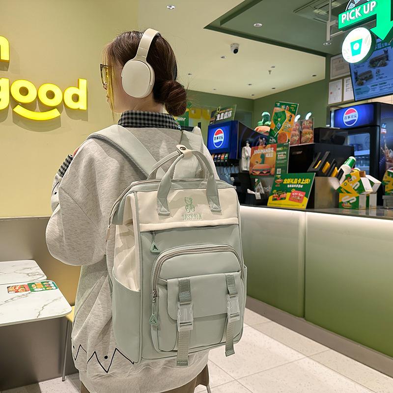 Schoolbag Japanese Ins Wind Mommy Bag Backpack Premium Sense Bao Mom Going Out Large Capacity Maternal and Infant Products Storage Bag Backpack