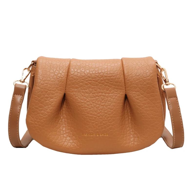 Fashion Luxury Designer Crossbody Bags high Quality Pu Leather Soft Messenger Bags for Ladies Unique Mini Retro Women's Bag
